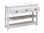Buffet Antique Blanc 115x30x76 cm Bois VOQK53825