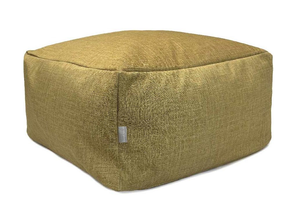 Pouf amovible Ventoriq 50x50x25 cm ocre MXRQ63044