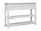 Buffet Antique Blanc 115x30x76 cm Bois VOQK53825