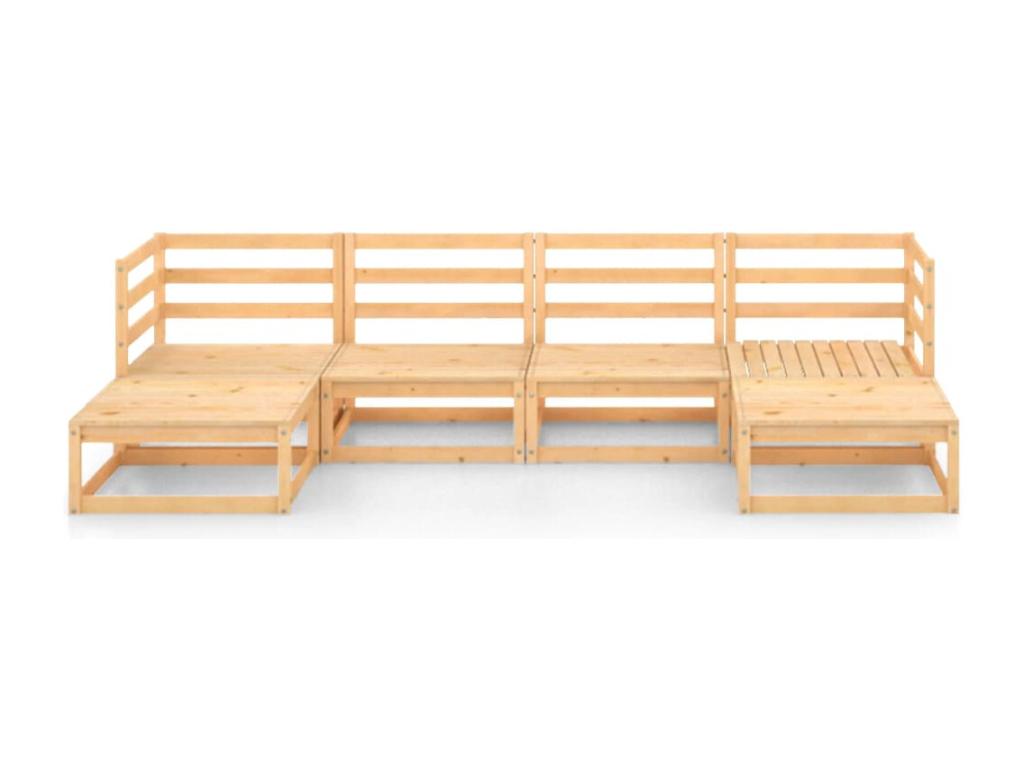 Salon de jardin meuble bois marron 70x70x67 cm 02 0017002 EWRZ95388