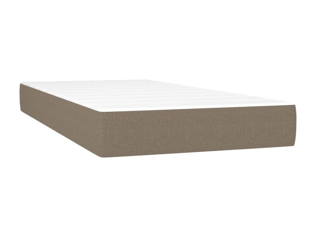 Lit à sommier tapissier avec matelas Ventoriq 90x190 cm Tissu XIYT56756