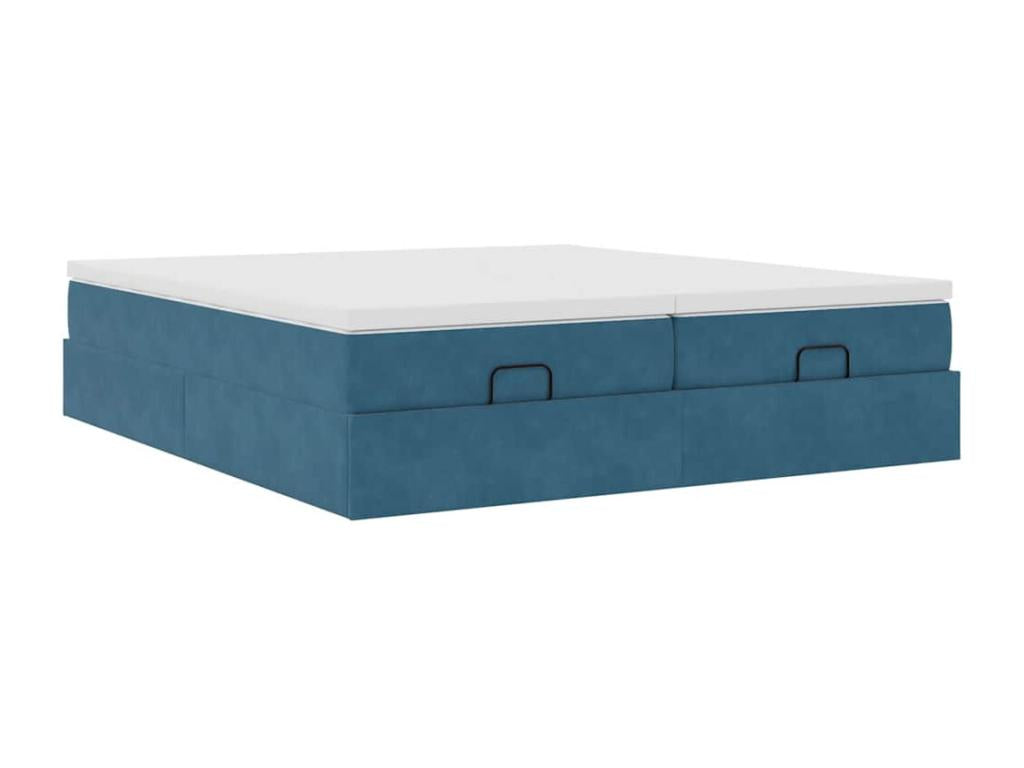 Cadre de lit Mobenze avec matelas bleu foncé 180x200 cm Mobenze XVER75378