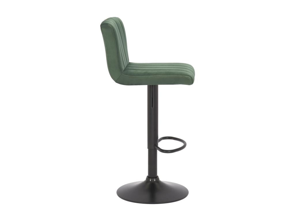 Tabouret de bar x1 métal argentée 40x50x85 cm 10 0005002 GFVB05597