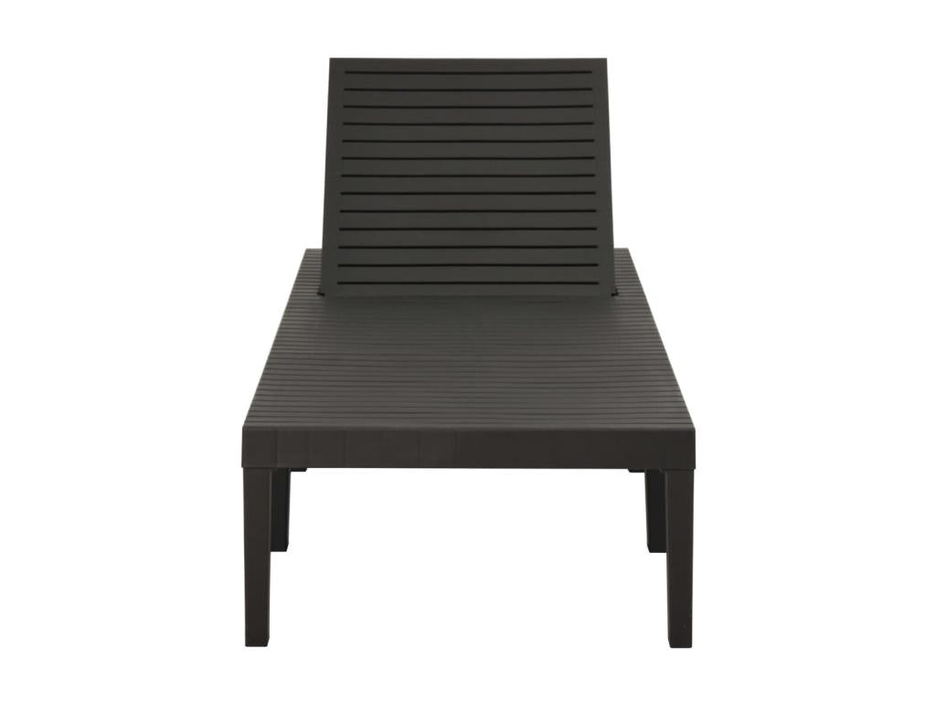 Méridienne plastique anthracite BUFT55493