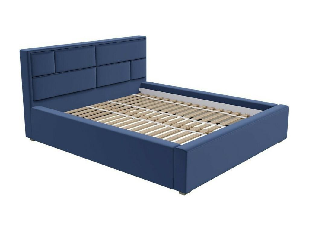 Lit Ventoriq 104 Unique Gris 120x200 Tapisserie Sommier à Ventoriq 140x223x93cm RNBQ60979