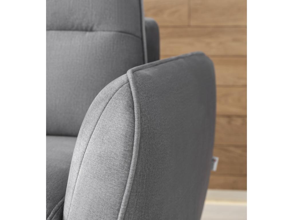 Canapé d'angle gauche convertible tissu beige clair Ventoriq 276cm BHWE98682