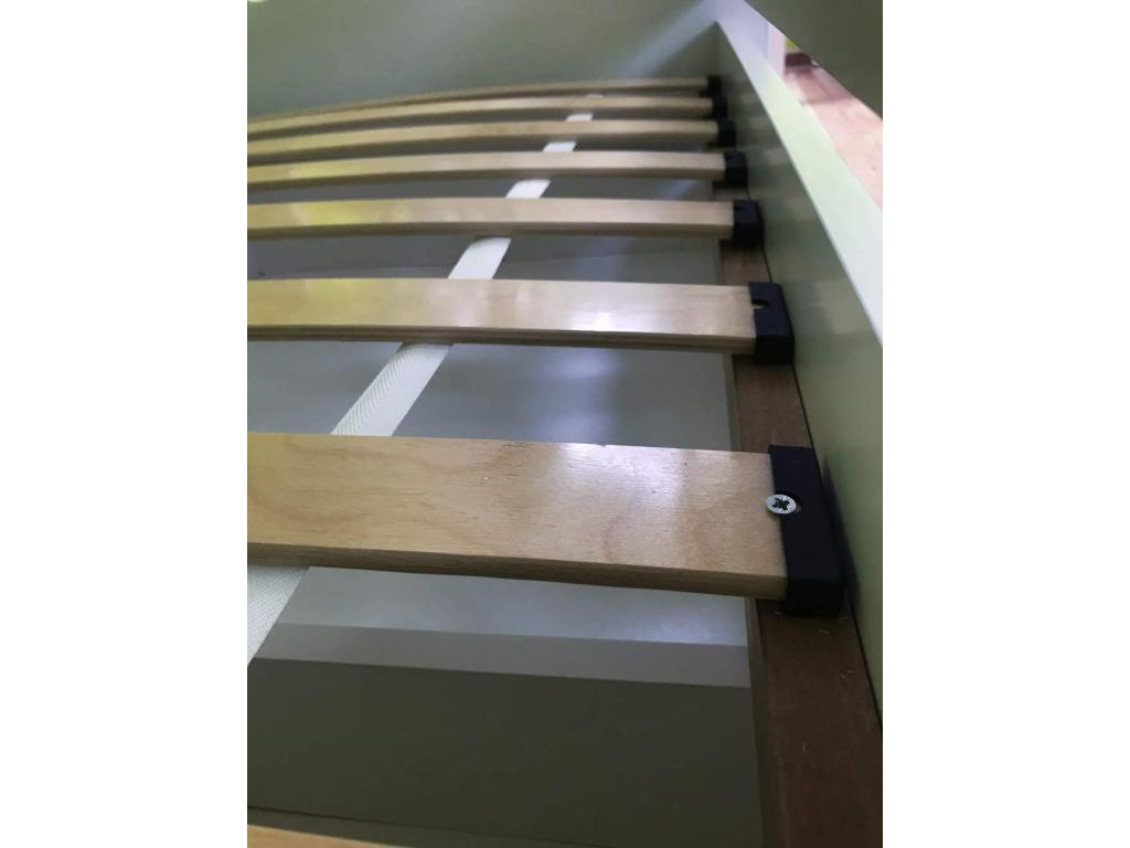 Lit enfant rose avec sommiers et barrière de sécurité amovible Ventoriq-Matelas mousse-80x160 RFYU27113