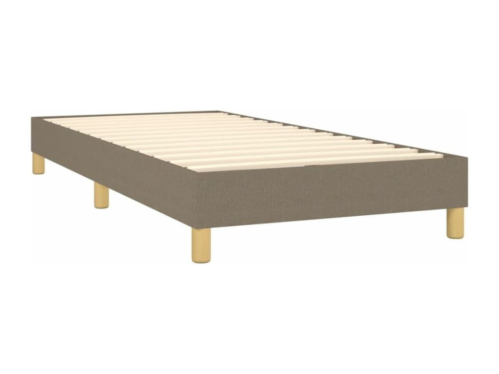 Lit à sommier tapissier avec matelas Ventoriq 90x200 cm Tissu YOYJ85584