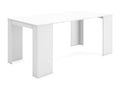 Table console extensible 180 Pour 8 personnes Table à Manger Blanc ITAA15002