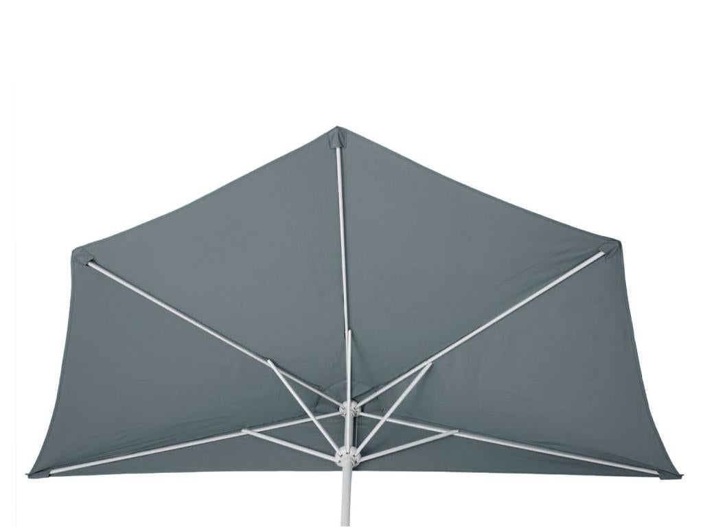 Parasol Ventoriq semi-circulaire 2,7m UV 50 300cm anthracite sans pied IVMJ51024