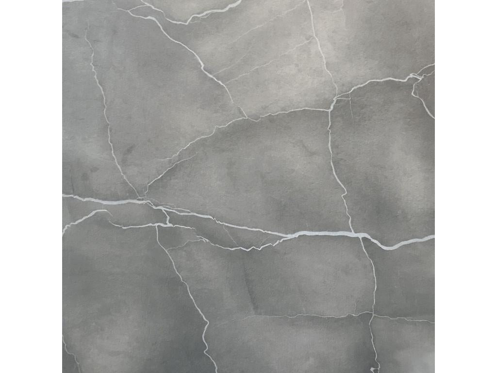 Table ronde 70 cm - modèle Round pied blanc lune bleue AVYV53622