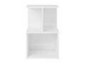 Tables de chevet 2 pcs Blanc brillant 35x35x55 PSZN83030