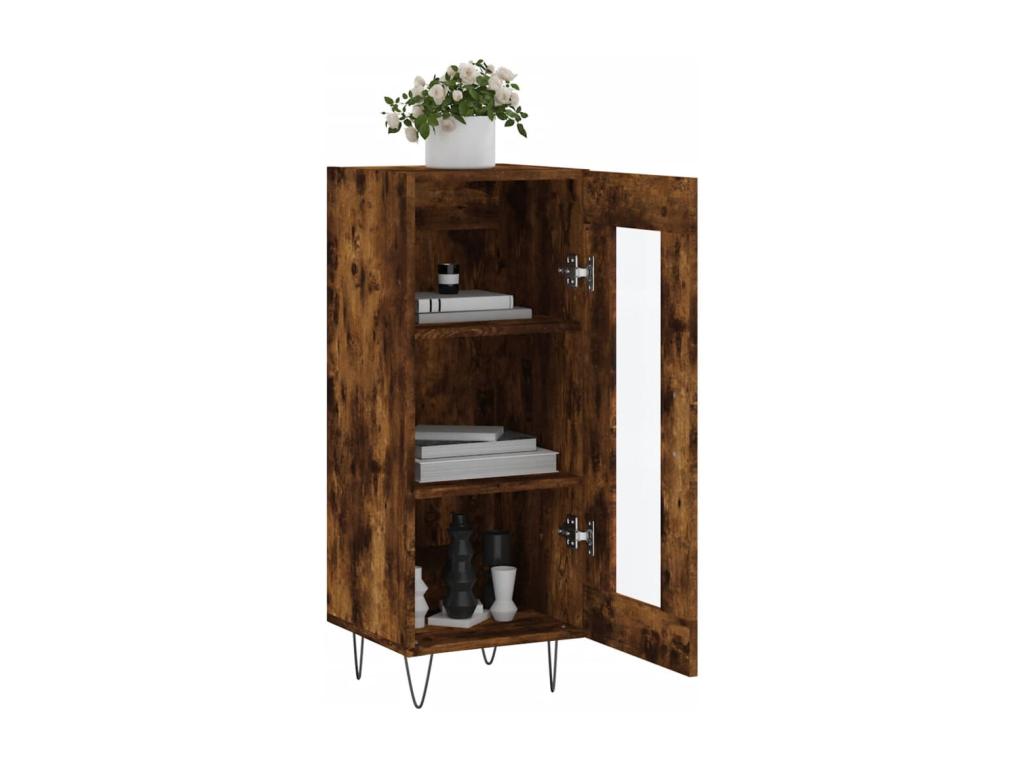 Buffet Chêne fumé 34,5x34x90 cm Bois d'ingénierie HKDI27075