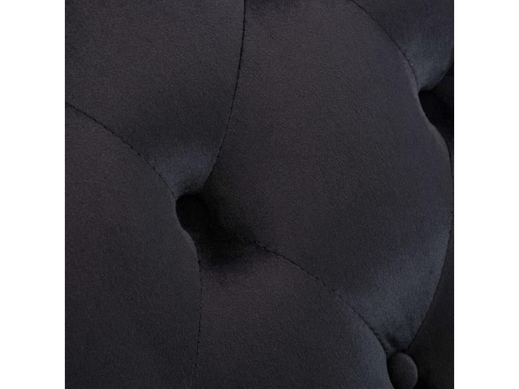 Chaise longue Noir Velours JNFV57681