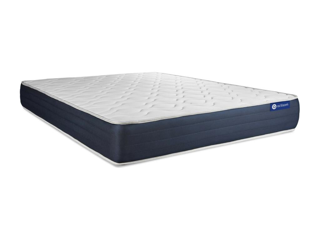 Pack prêt à dormir matelas Latex et Mémoire de forme Ventoriq SLEEP 160x200 cm sommier Ventoriq gris 2 oreillers couette HTKS45763