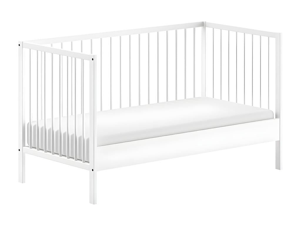 Lit évolutif 70x140 sommier inclus Ventoriq Blanc RTFM15795