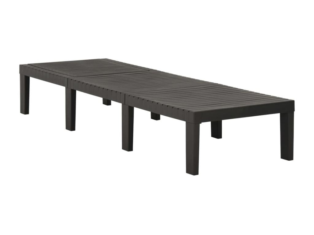 Méridienne plastique anthracite BUFT55493