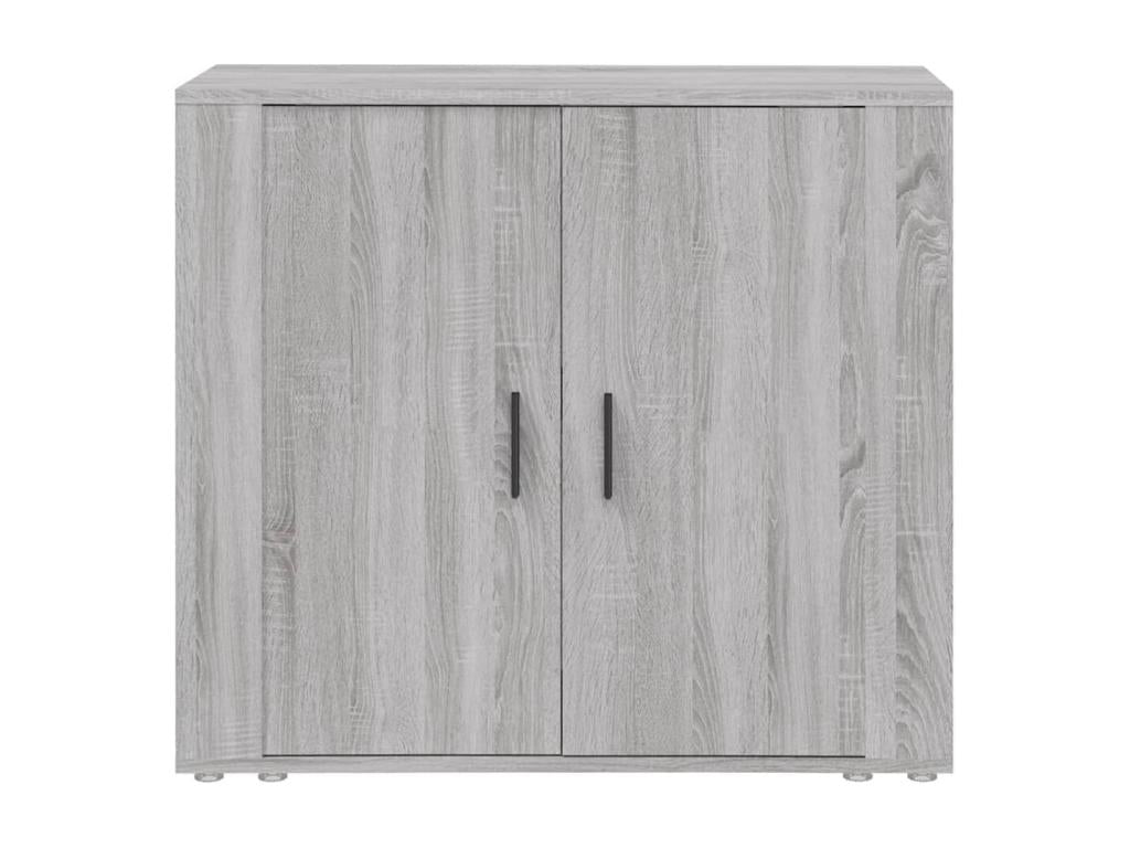 Buffet Ventoriq gris 80x33x70 cm Bois d'ingénierie VIQV20754