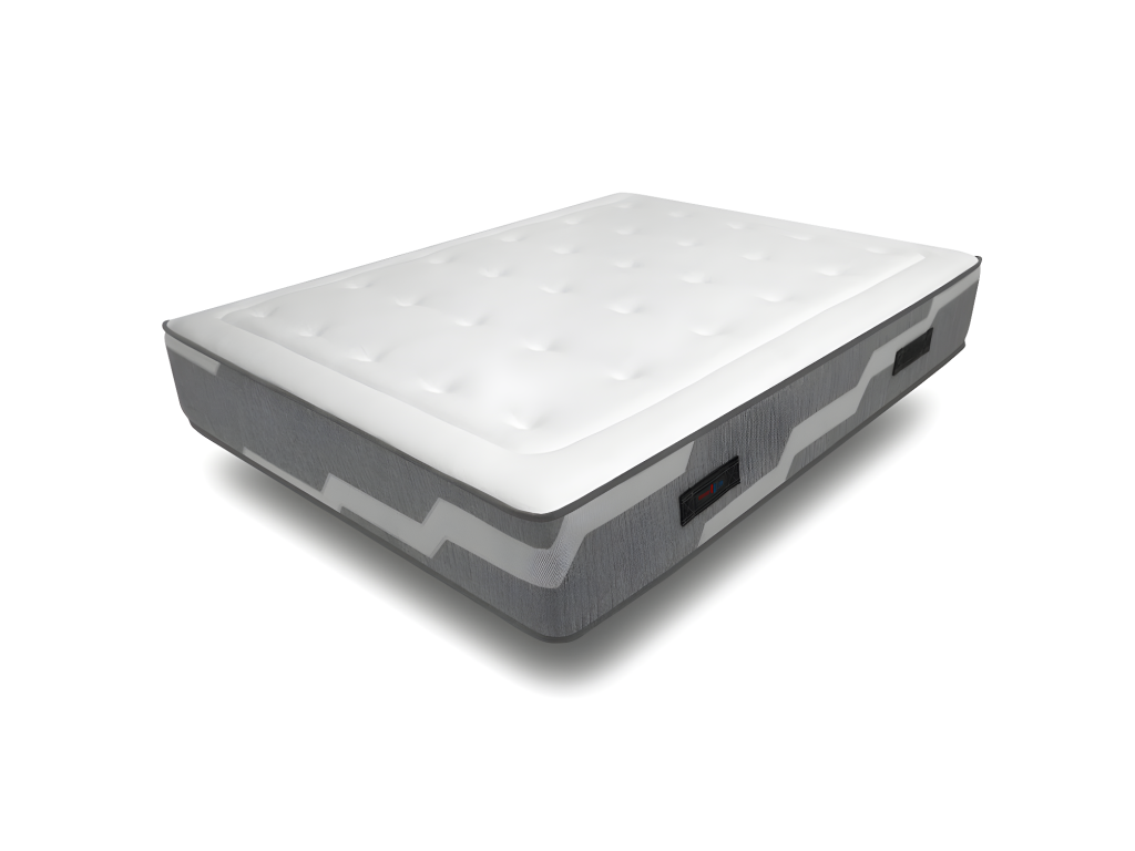 Matelas ressorts Select - 200x200cm - accueil mémoire de forme - 26 cm JUNB52406