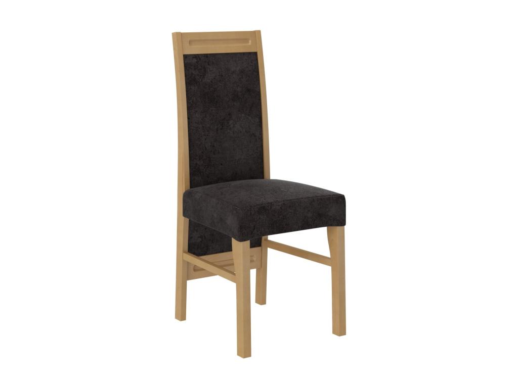 Chaise bois de hêtre clair et tissu au choix Ventoriq-Tissu 27122 UBIQ88920