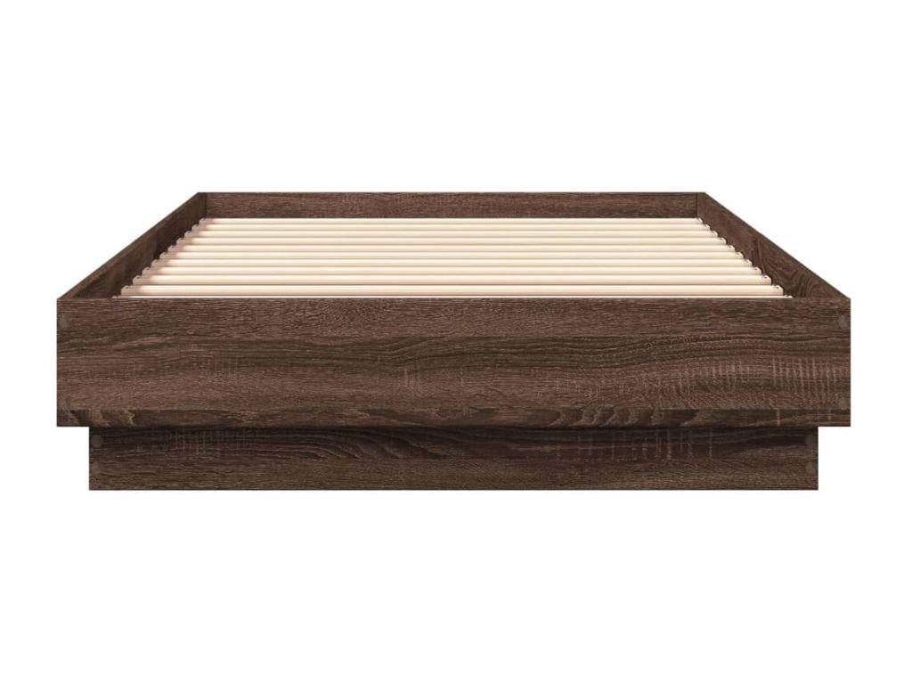 Cadre de lit sans matelas chêne marron 100x200 cm CKKQ02855