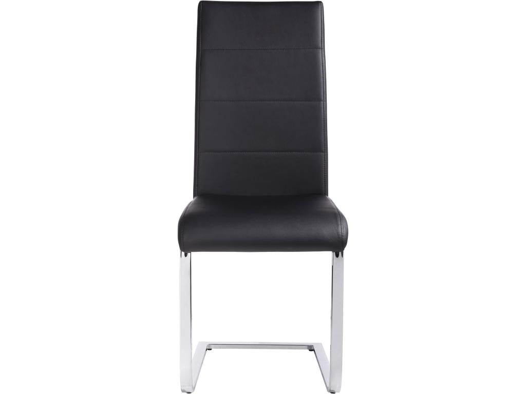 Chaise 2 Pack en métal Noir FBFF00239