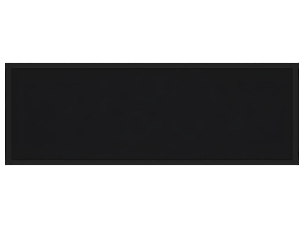 Table console Noir 100x35x75 cm Verre trempé NRDG35755