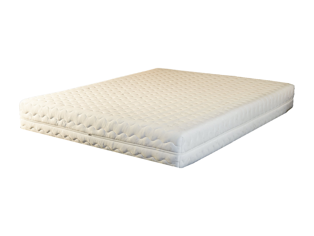 Matelas contact latex 140x200 cm 21 cm souple 7 zones confort déhoussable housse lavable respirant TRZM18393