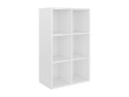 Bibliothèque/Buffet Blanc brillant 66x30x97,8 cm Aggloméré OFTG94360