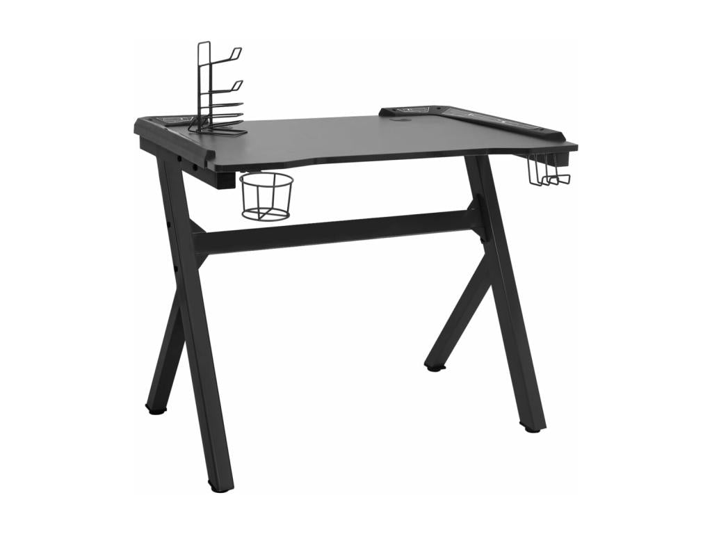 Bureau table poste de noire 90x60x75 cm 02 0023777 ENMH13978