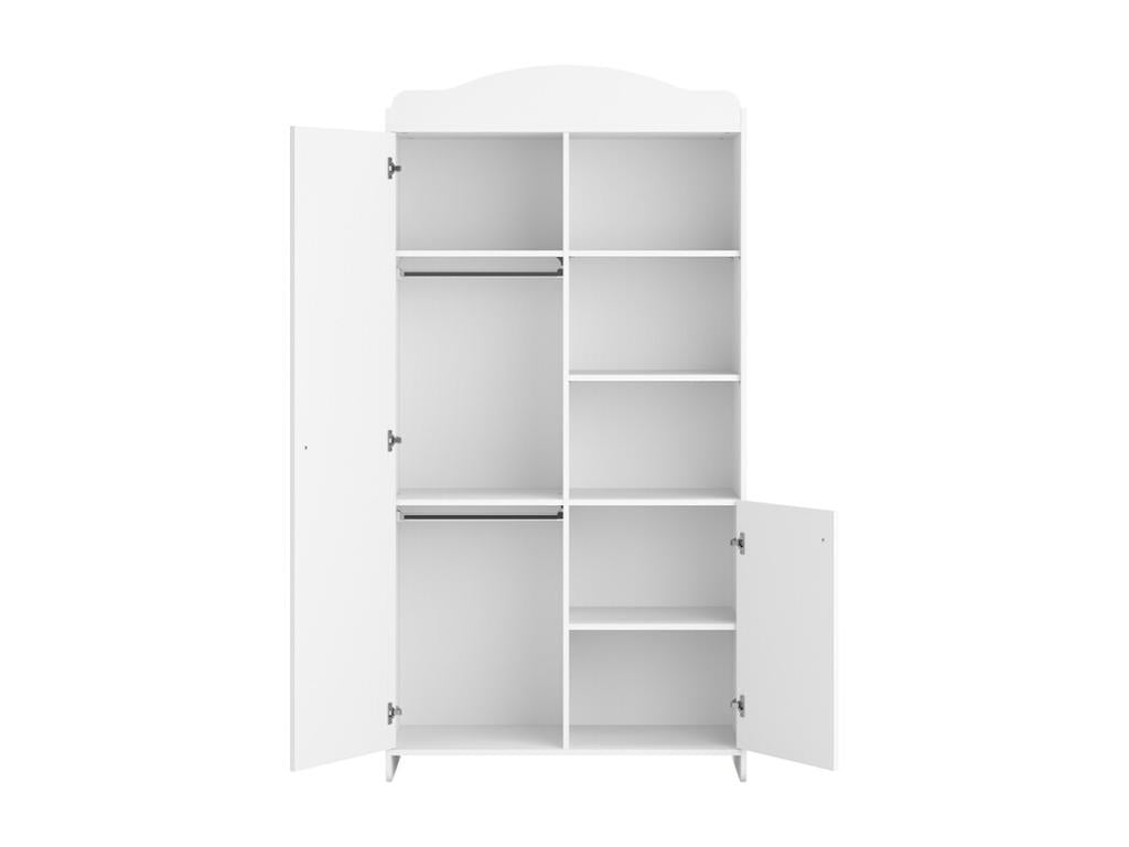 Armoire 2 portes Ventoriq Blanc EHPA80809