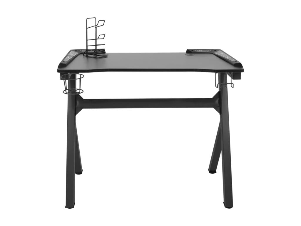 Bureau table poste de noire 90x60x75 cm 02 0023777 ENMH13978