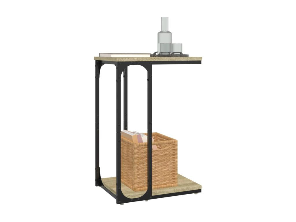 Table d'appoint Chêne Boislis 40x30x60 Bois d'ingénierie KRXF69200