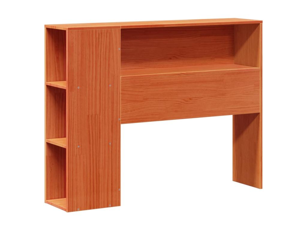 Cadre de lit sans matelas cire marron 90x200 cm Mobenze pin massif CEPF19230