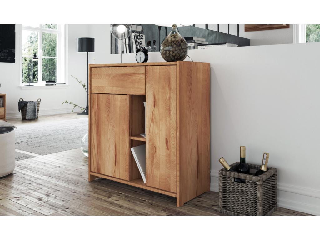 Ventoriq - Commode en cœur de hêtre finition à l'huile naturelle HESO30668