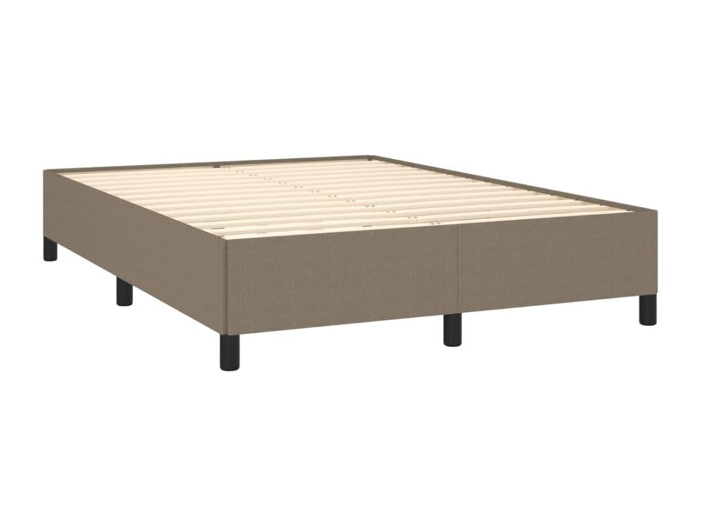 Lit à sommier tapissier avec matelas Boislis 140x200 cm Tissu GBBW02716