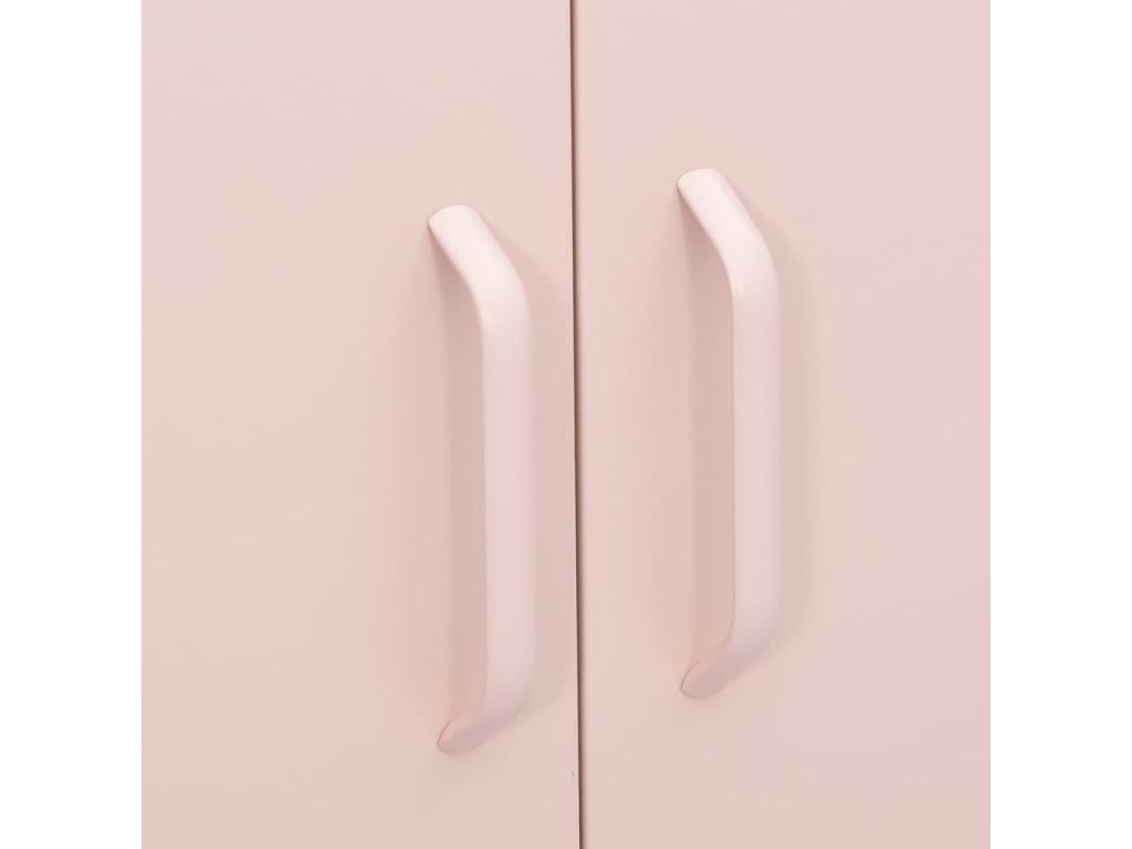 Armoire de rangement Rose 80x35x101.5 Acier 3 AYXJ21438