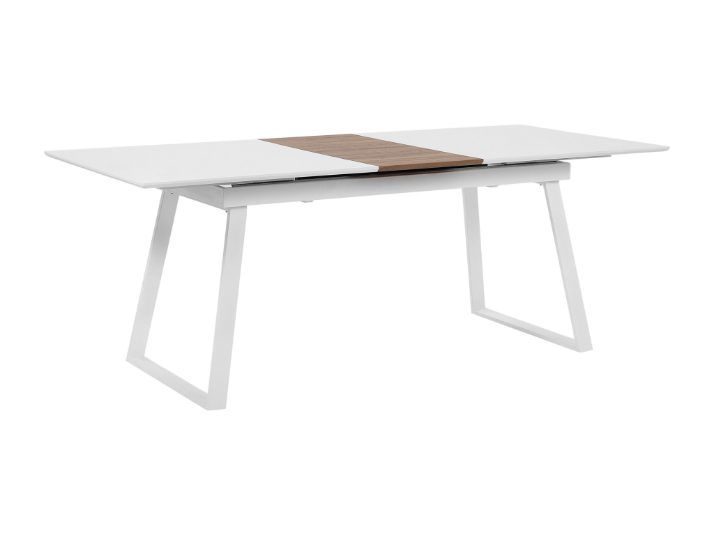 Table de salle à manger extensible Ventoriq Blanc 160/200 cm 90 cm BLMZ65506