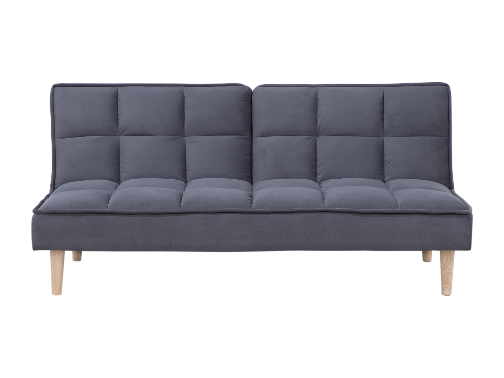 Canapé-lit Ventoriq Tissu Gris foncé Gris 3 places CQJG65735