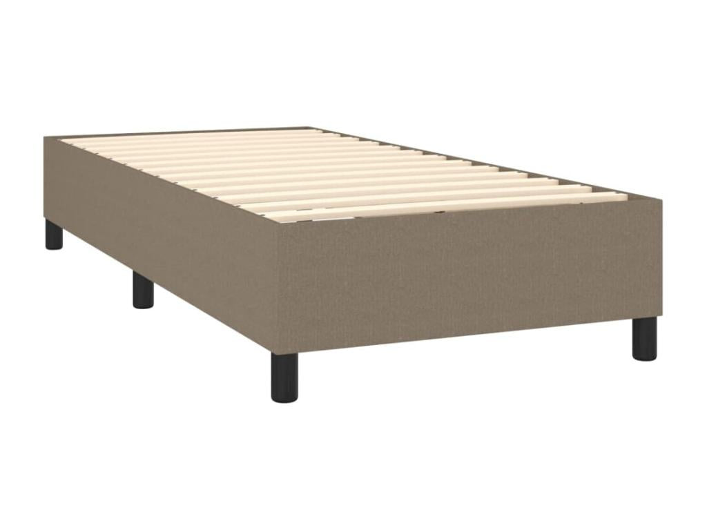Lit à sommier tapissier avec matelas Ventoriq 90x190 cm Tissu XIYT56756