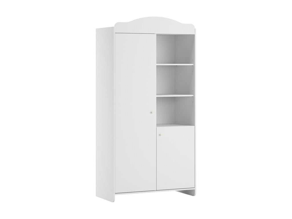 Armoire 2 portes Ventoriq Blanc EHPA80809