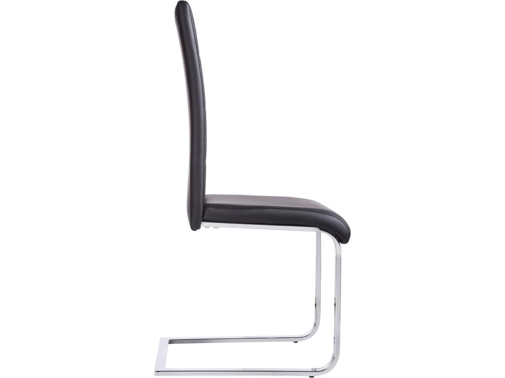 Chaise 2 Pack en métal Noir FBFF00239