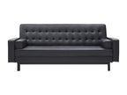 Canapé convertible Boislis en simili noir Boislis II LCHL96042